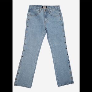 Novacaine vintage snap denim